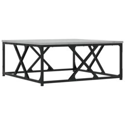 Berkfield Home Coffee Table Grey Sonoma 70x70x30 cm Engineered Wood - Size: 70 x 70 x 30 cm - thumbnail 2