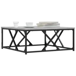 Berkfield Home Coffee Table Grey Sonoma 70x70x30 cm Engineered Wood - Size: 70 x 70 x 30 cm - thumbnail 3