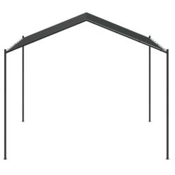 Berkfield Home Spacious Canopy Tent Anthracite 3x3 m Steel & Fabric in Dark Grey - thumbnail 4