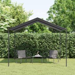Berkfield Home Spacious Canopy Tent Anthracite 3x3 m Steel & Fabric in Dark Grey - thumbnail 2
