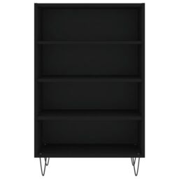 Berkfield Home Highboard Black 57x35x90 cm Engineered Wood - Size: 57 x 35 x 90 cm - thumbnail 4