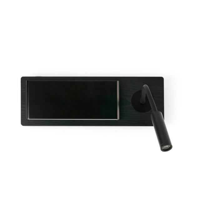 Netlighting Mood Wall Lamp With Reading Light Black 3000K - image 1