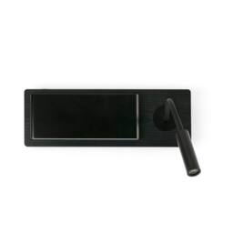 Netlighting Mood Wall Lamp With Reading Light Black 3000K - thumbnail 1