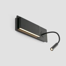 Netlighting Mood Wall Lamp With Reading Light Black 3000K - thumbnail 4