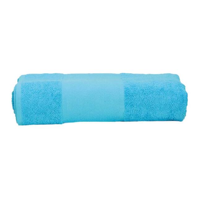 ARTG Print-Me Bath Towel in Aqua - image 1