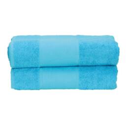 ARTG Print-Me Bath Towel in Aqua - thumbnail 2