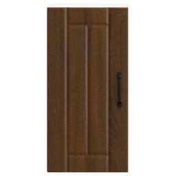 Berkfield Home Kitchen Wall Cabinet Lucca Brown Oak Engineered Wood - thumbnail 4