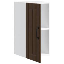 Berkfield Home Kitchen Wall Cabinet Lucca Brown Oak Engineered Wood - thumbnail 5