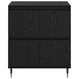 Berkfield Home Sideboard with Storage with Door Black 60 x 35 x 70 cm Engineered wood - thumbnail 6