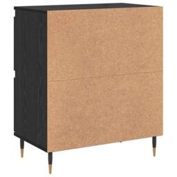 Berkfield Home Sideboard with Storage with Door Black 60 x 35 x 70 cm Engineered wood - thumbnail 8