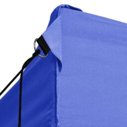 Berkfield Home Professional Folding Party Tent with 4 Sidewalls 3x4 m Steel Blue - thumbnail 5