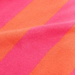 OHS Stripes Print Polar Fleece Throw Blanket Lightweight Bedspread in Bright Pink - Size: 120 cm x 150 cm - thumbnail 5