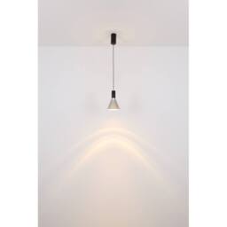 Netlighting Labora Cone Dome Pendant Matt Black Smoke Glass Shade LED 3000K - thumbnail 5