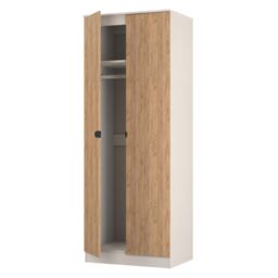 Ready Assembled 2 U Norway Tall 2 Door Robe (Ready Assembled) in Beige - Size: Large - thumbnail 5