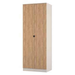 Ready Assembled 2 U Norway Tall 2 Door Robe (Ready Assembled) in Beige - Size: Large - thumbnail 3