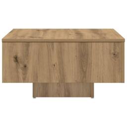 Berkfield Home Durable Coffee Table Artisan Oak 60x60x31.5 cm Engineered Wood in Brown - thumbnail 5