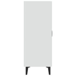 Berkfield Home Sideboard White 70x34x90 cm Engineered Wood - Size: 70 x 34 x 90 cm - thumbnail 5