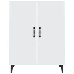 Berkfield Home Sideboard White 70x34x90 cm Engineered Wood - Size: 70 x 34 x 90 cm - thumbnail 1
