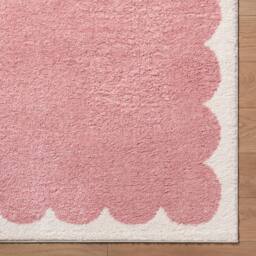 Livabliss Fossay Shag-Washable Black Cream Pink Modern High Pile Living Rug - Size: 200 cm x 275 cm - thumbnail 7