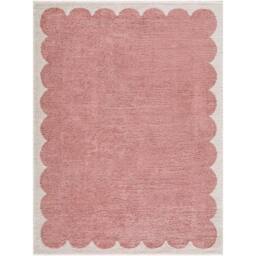 Livabliss Fossay Shag-Washable Black Cream Pink Modern High Pile Living Rug - Size: 200 cm x 275 cm - thumbnail 2