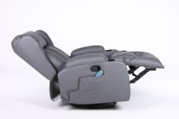 SquareBoxx Constantine 10-in-1 Massage Armchair Recliner in Grey - thumbnail 5