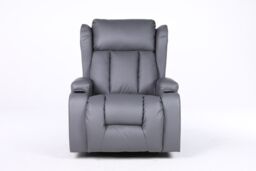 SquareBoxx Constantine 10-in-1 Massage Armchair Recliner in Grey - thumbnail 2
