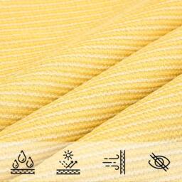 Berkfield Home Sunshade Sail 160 g/m ² Beige 3x3 m HDPE in Yellow - thumbnail 4