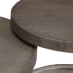 Berkfield Home Coffee Table¬†3 pcs Silver Engineered Wood - thumbnail 7