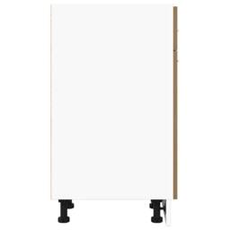 Berkfield Home Drawer Bottom Cabinet Artisan Oak 30x46x81.5 cm Engineered Wood in Brown - thumbnail 5