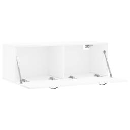 Berkfield Home Wall Cabinet White 100x36.5x35 cm Engineered Wood - thumbnail 6
