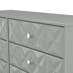 Ready Assembled 2 U Toledo 6 Drawer Wide Chest (Ready Assembled) in Dark Grey - thumbnail 5