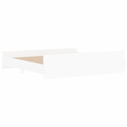 Berkfield Home Bed Frame with Headboard with Footboard White 180x200 cm Super King - thumbnail 6