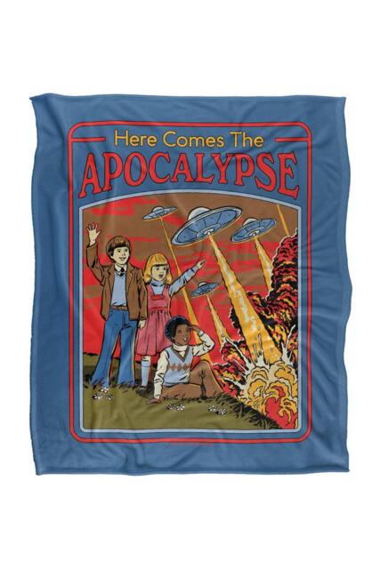 Steven Rhodes Here Comes The Apocalypse Silky Super Soft Throw Blanket - Size: Large - image 1