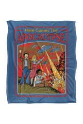 Steven Rhodes Here Comes The Apocalypse Silky Super Soft Throw Blanket - Size: Large - thumbnail 1