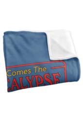 Steven Rhodes Here Comes The Apocalypse Silky Super Soft Throw Blanket - Size: Large - thumbnail 4