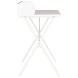 Berkfield Home Desk White 80x50x84 cm - Size: 80 x 50 x 84 cm - thumbnail 3