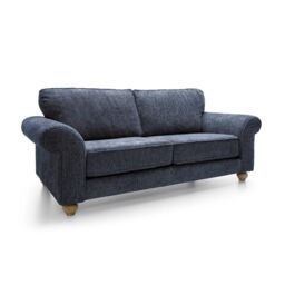 Abakus Direct Ingrid 3 Seater Sofa in Dark Blue - thumbnail 3