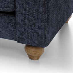 Abakus Direct Ingrid 3 Seater Sofa in Dark Blue - thumbnail 6