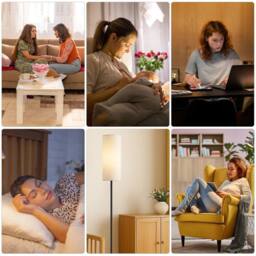 SPETLEK Floor Lamps for Living Room Without remote control in Beige - thumbnail 4