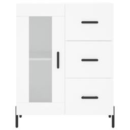 Berkfield Home Highboard White 69.5x34x180 cm Engineered Wood - thumbnail 8