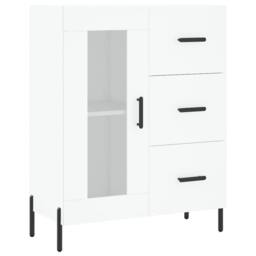 Berkfield Home Highboard White 69.5x34x180 cm Engineered Wood - thumbnail 7