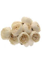 KDMD Peony Bunch Cream 40cm White Artificial Flowers - thumbnail 9