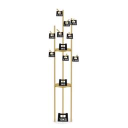 Havendro Heavy Duty Marble Tall Coat Rack For Home Use in Gold - thumbnail 5