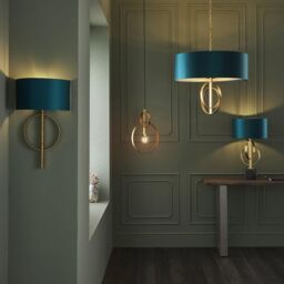 Netlighting 'TRENTO' Non Dimmable Contemporary Stylish Indoor Desk Table Lamp in Gold - thumbnail 3