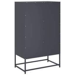 Berkfield Home Highboard Anthracite 68x39x111.5 cm Steel in Charcoal - thumbnail 7