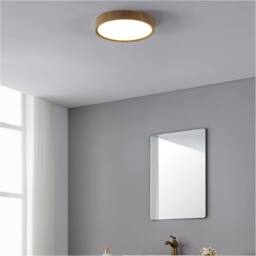 Loops 2 PACK Stylish Natural Wooden Effect Indoor Ceiling Light for Any Room - thumbnail 4