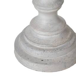 Lemon Pavilion Furniture and Decor Lentia Urn Table Lamp with Linen Shade, Wood, L12 x W12 x H45 cm, Grey - thumbnail 4