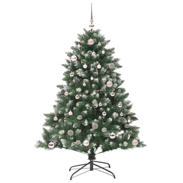 Berkfield Home Modern Artificial Christmas Tree with Stand Green 105 x 105 x 150 cm - image 1