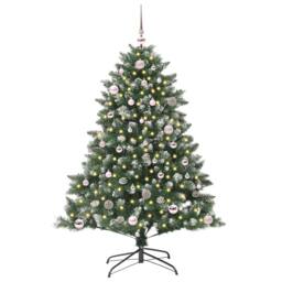 Berkfield Home Modern Artificial Christmas Tree with Stand Green 105 x 105 x 150 cm - thumbnail 3