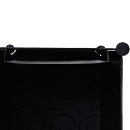Berkfield Home Modular Cabinet 9 Compartments 37x115x150 cm Black & White - Size: 37 x 115 x 150 cm - thumbnail 6